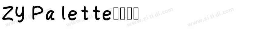 ZY Palette字体转换